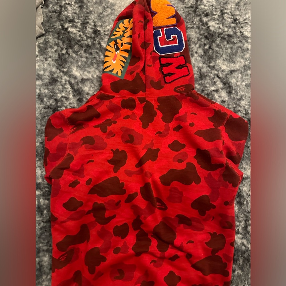 Bape hoodie jacket zip up